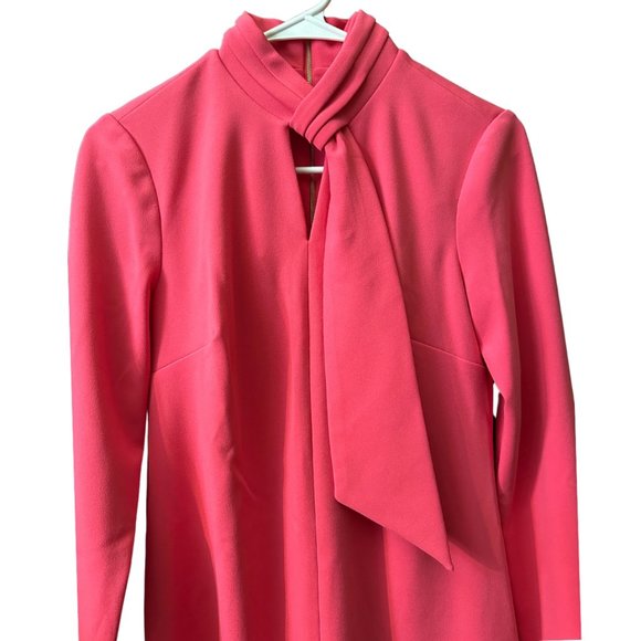 Calvin Klein Long Sleeve Coral Dress, size 6 - Picture 3 of 16